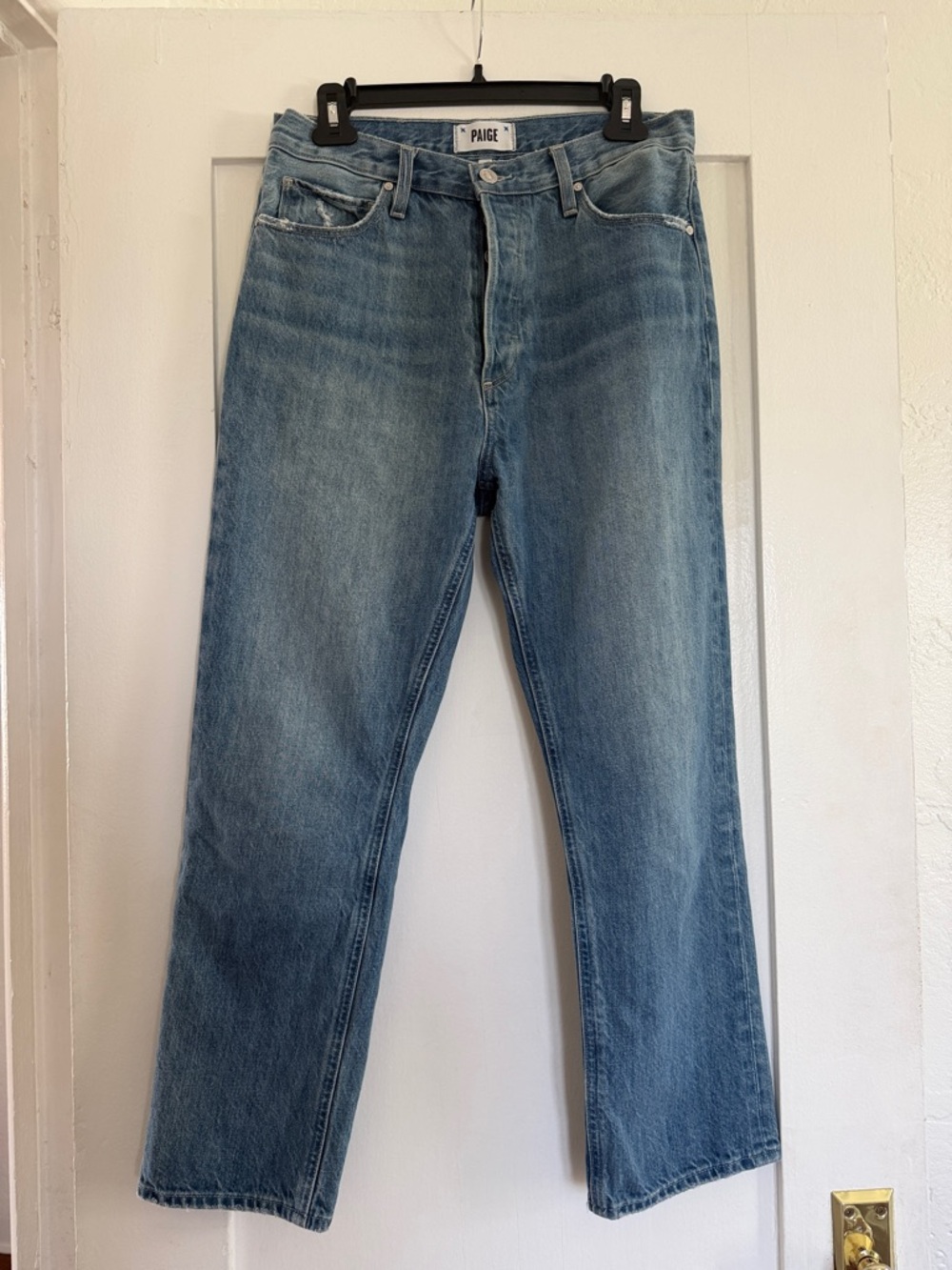 PAIGE- Billy High Rise Cropped Jeans in The Roxy